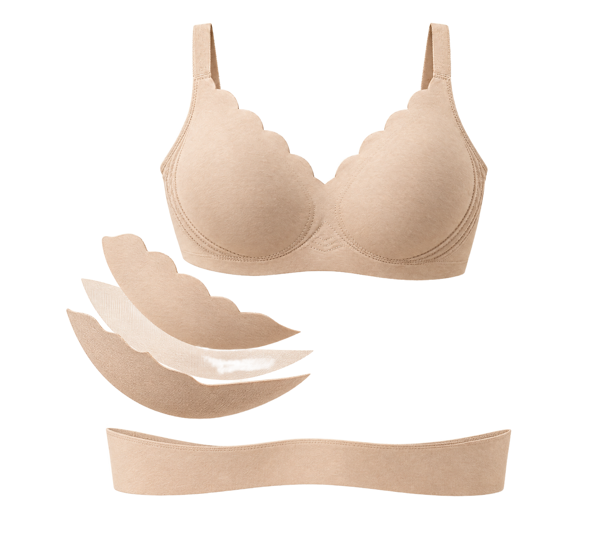 Push-Up Jelly Bra, close-up of the cup