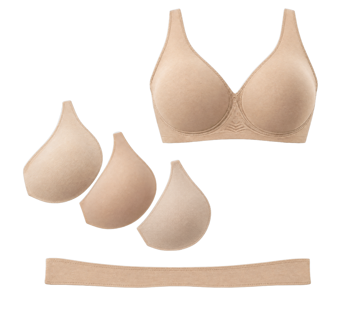Plunge Bra, close-up of the cup