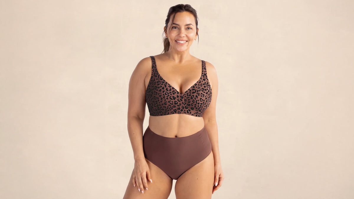 Plunge Bra, worn on body