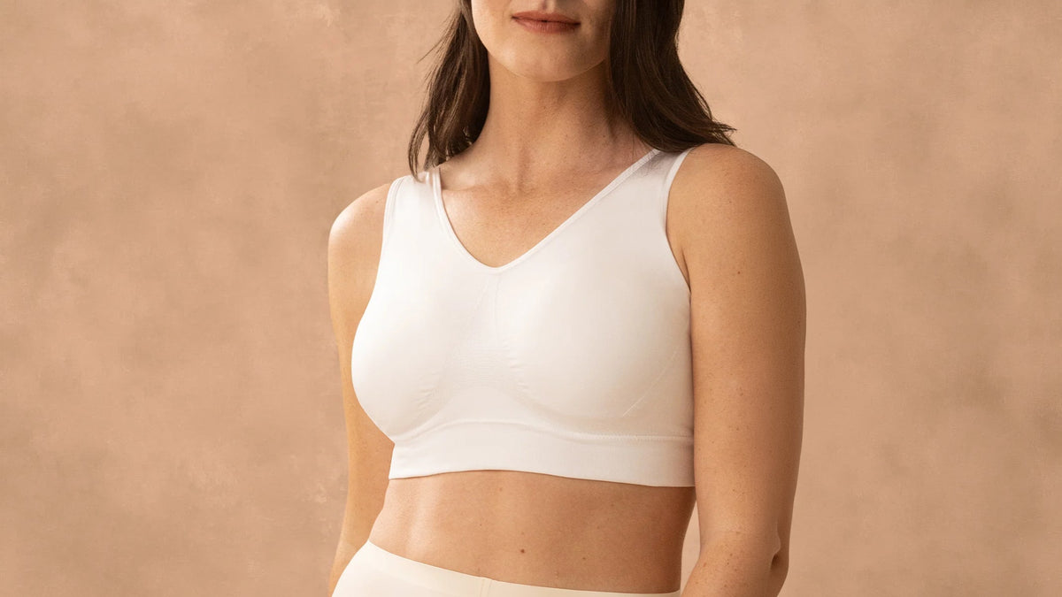 Throw-On Bralette, worn on body